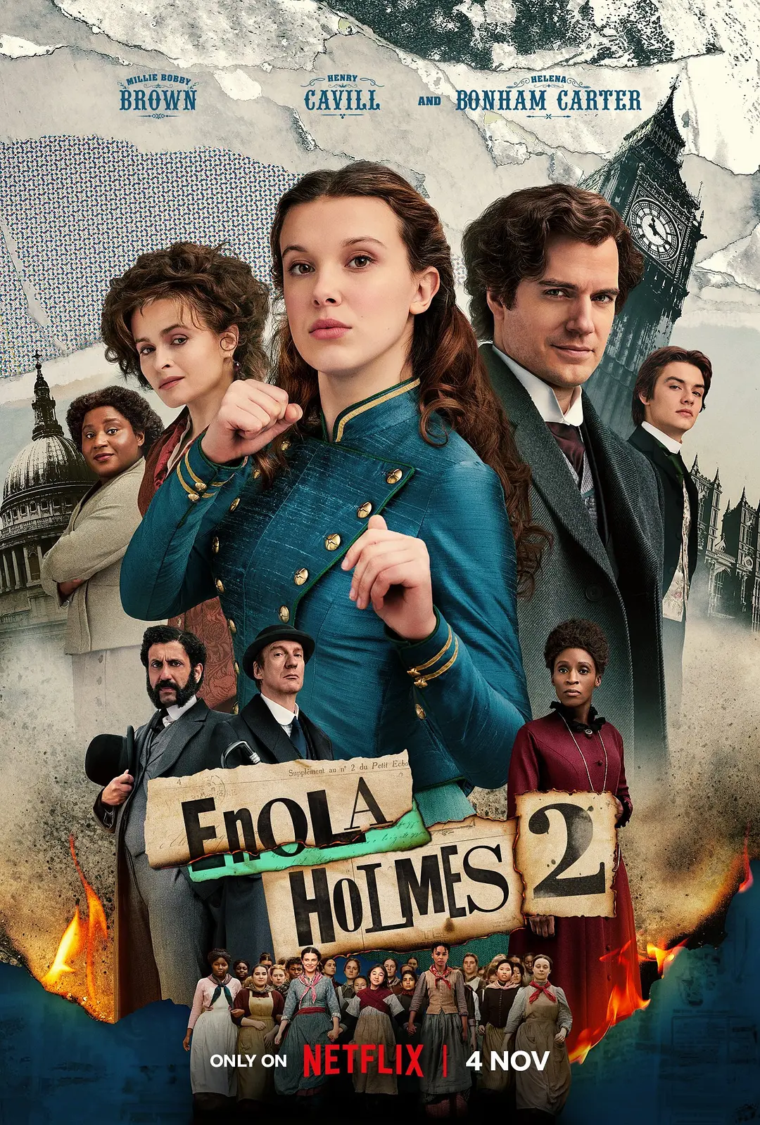 福尔摩斯小姐：伦敦厄运 Enola Holmes 2 (2022)